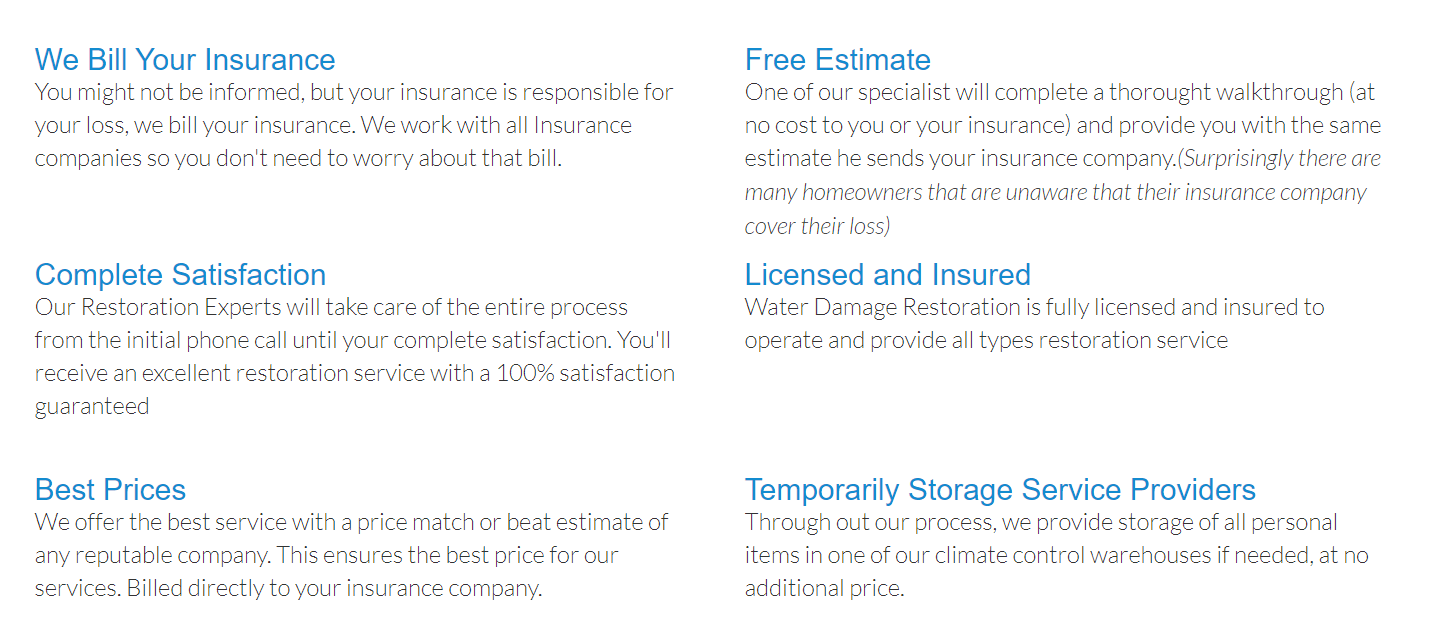 water damage restoration miami